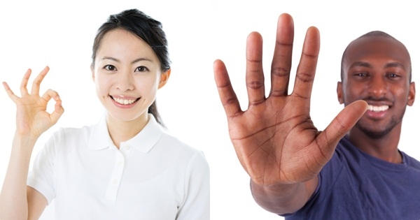 ภาษากาย-ในส่วนของมือไม้ท่าทางในการพูดที่ดี
